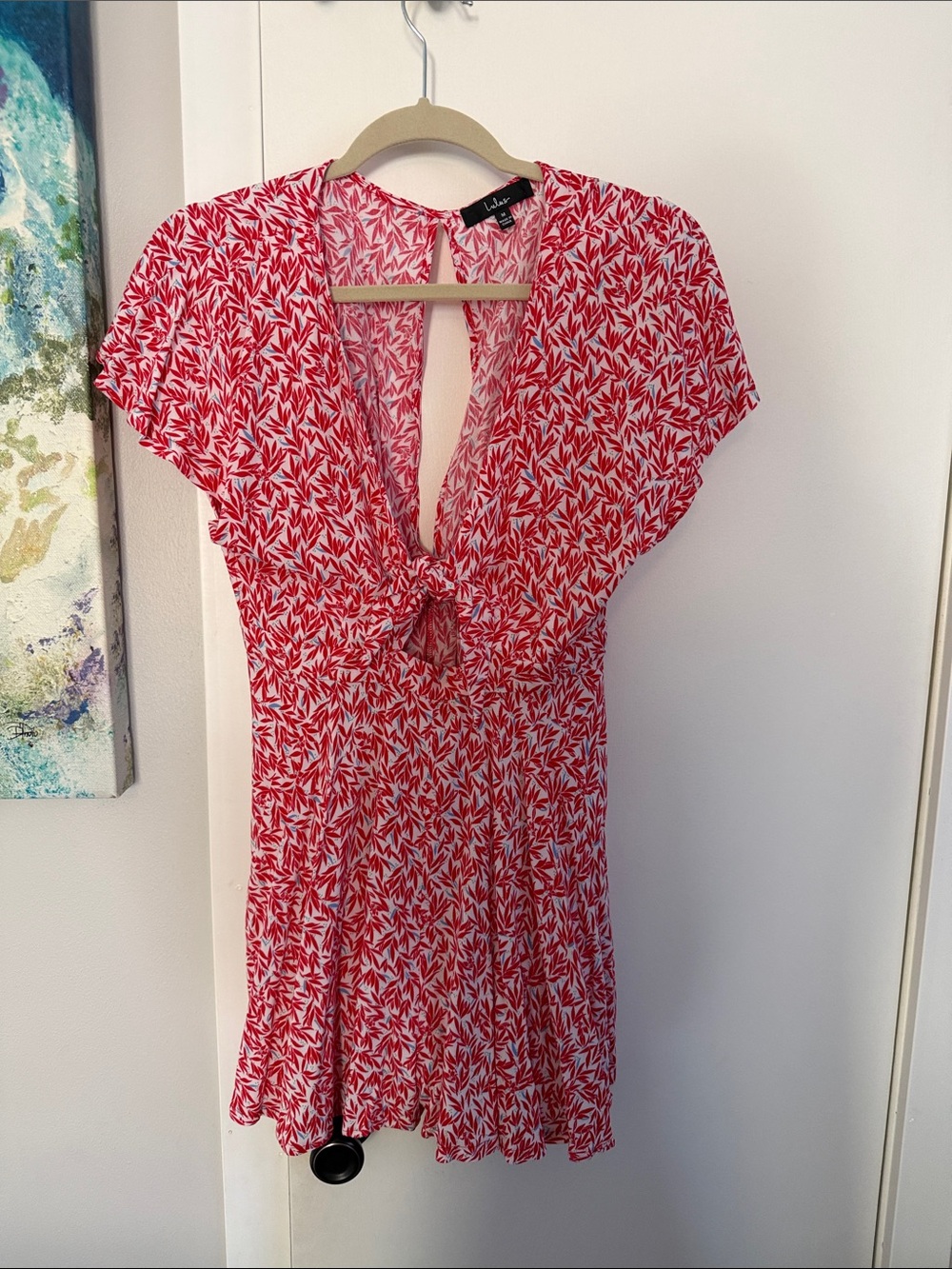Lulu's Tie-Front romper